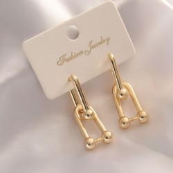 Gold Renk Tiffany Model Kadın Küpe