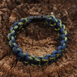 Sarı Lacivert Paracord Bileklik