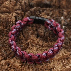 Bordo Mavi Paracord Bileklik