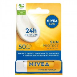 Nivea Yüksek Güneş Korumalı SPF50+ Dudak Bakım Kremi