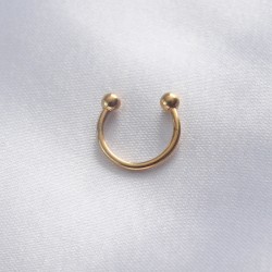 316L Cerrahi Çelik Minimal Toplu Gold Renk Halka Piercing