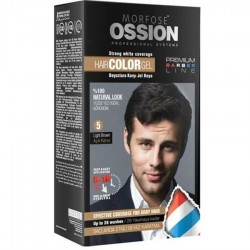 Morfose Ossion Men Jel Saç Boyası 5 Light Brown Açık Kahverengi