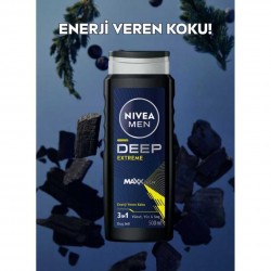 Nivea Men Deep Extreme Duş Jeli 500 ml